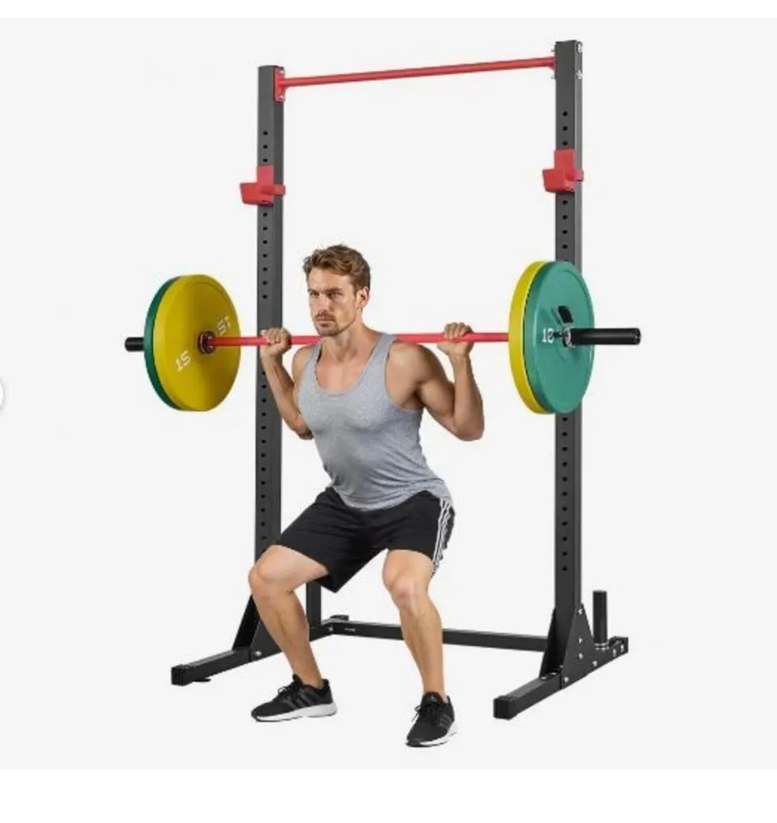 Power Cage Squat Rack, Multifunctional - Image 1