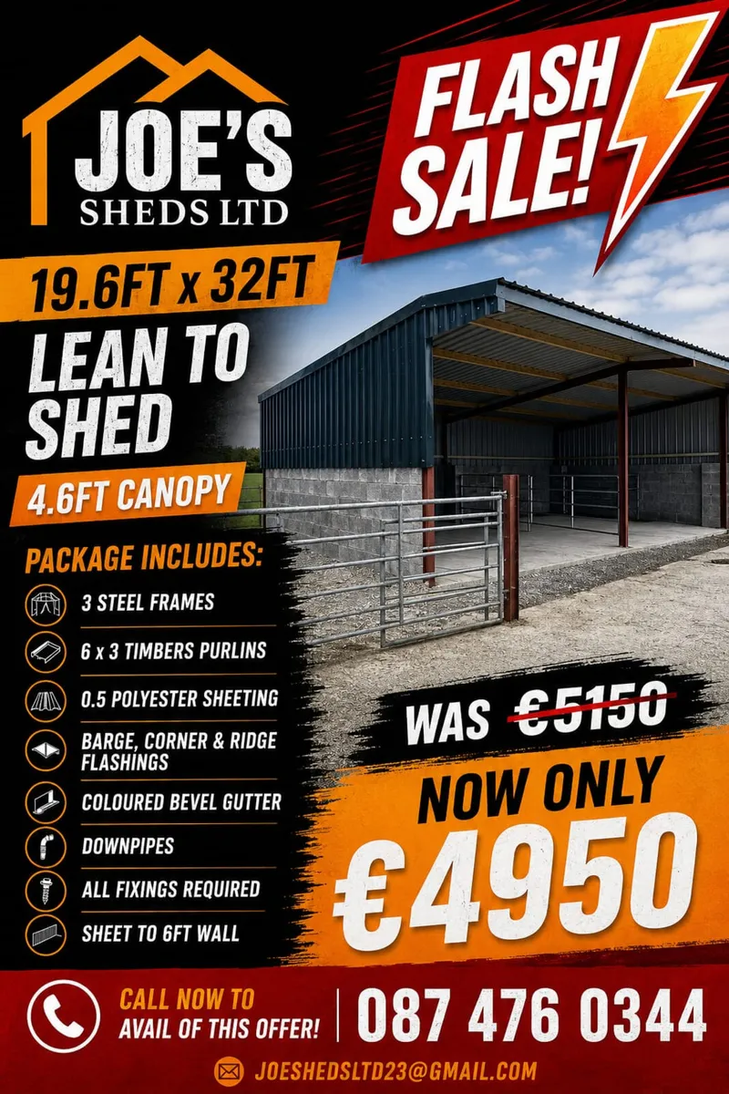 🔥Flash Sale at Joe's Sheds🔥