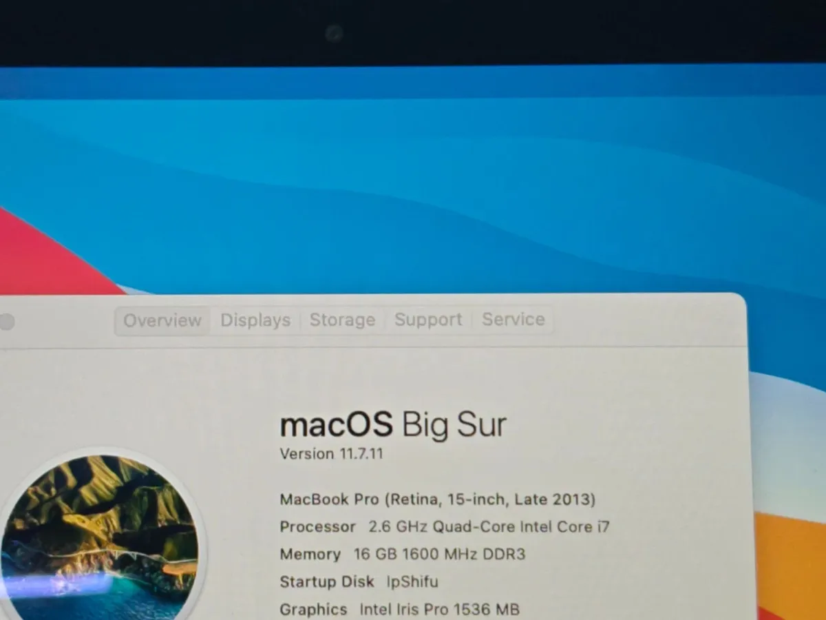 MacBook Pro (late 2013) 15inch Intel i7   Warranty - Image 2