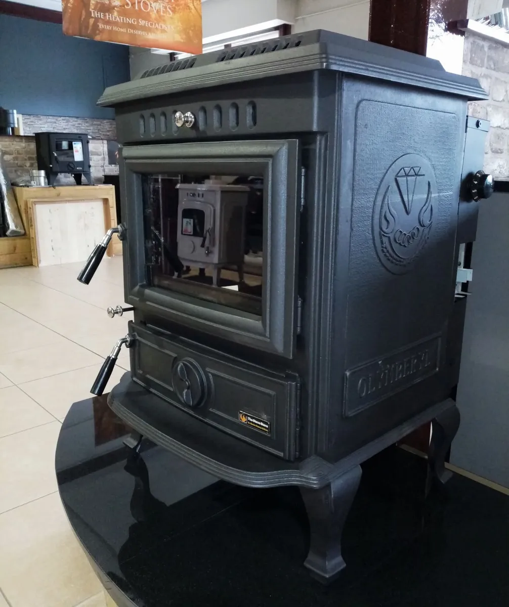Olymberyl Aidan 21kw Eco Boiler Stove Matt Black - Image 3