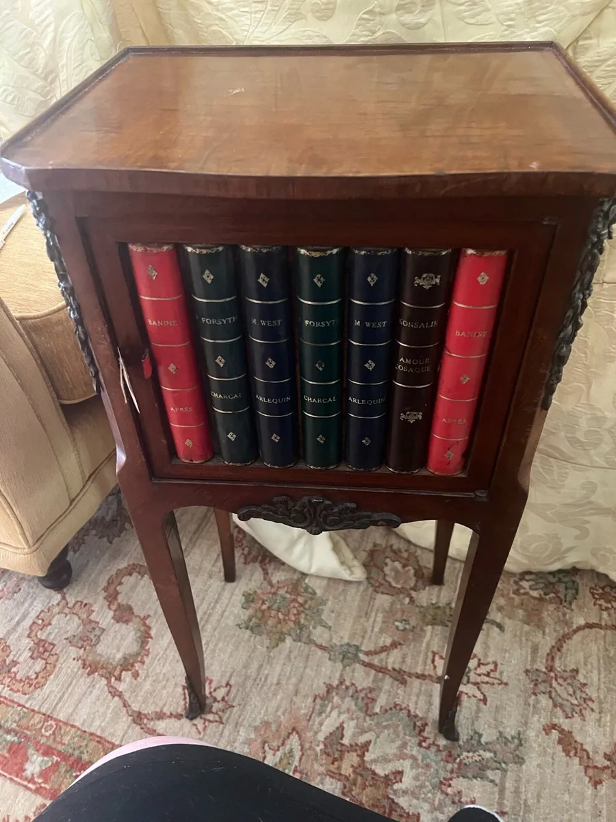 Faux book lockers  and butlers tray - Image 1