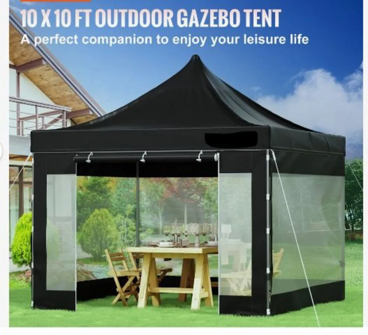 304.8 x 304.8 cm Pop Up Canopy Tent - Image 3