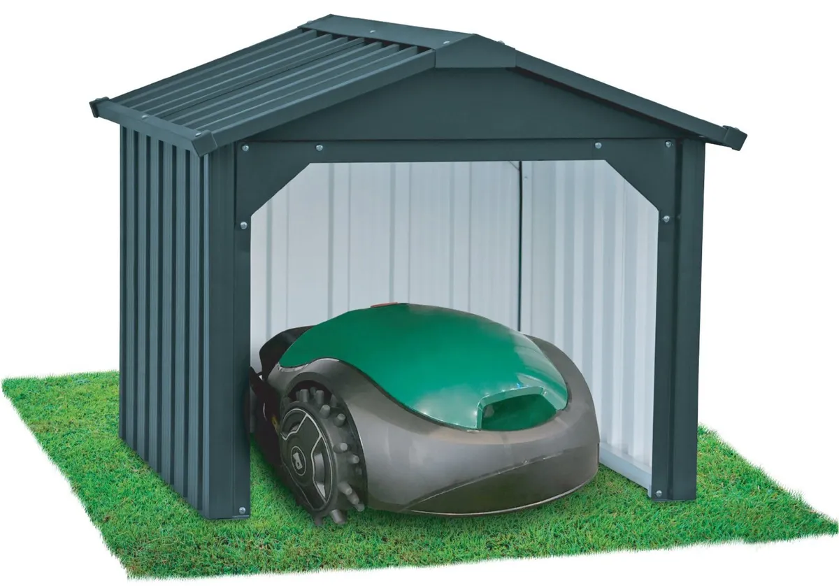 8x6 Palladium Steel Garden Shed – Modern Styling - Image 4
