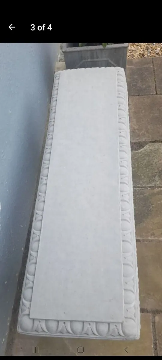 Classic Garden Stone Bench - Brand New - Only 85 - Image 3