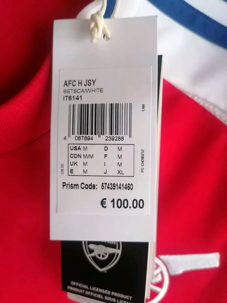 Genuine Arsenal home jersey - Image 2
