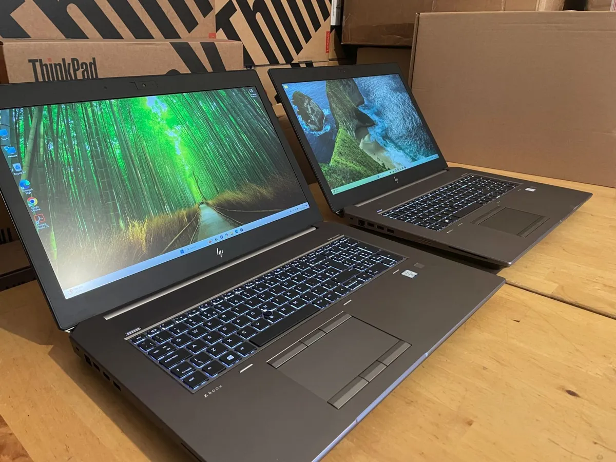 High Spec HP zBook 17 Laptops-Core i7-6Gb Graphics - Image 1