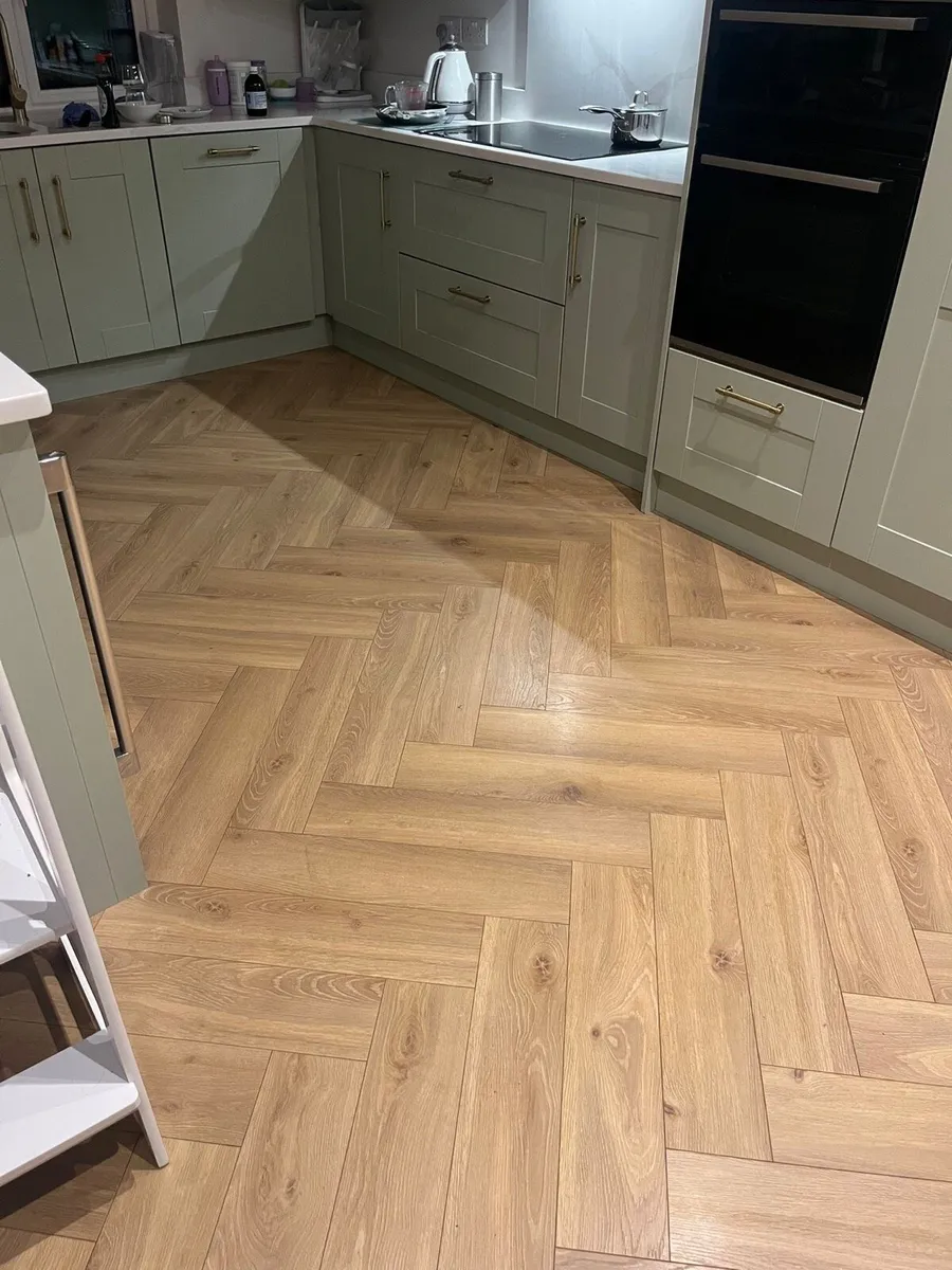 Alicante Herringbone laminate flooring - Image 1