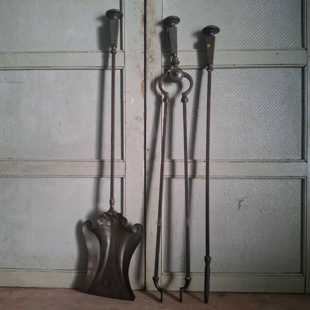 Antique Fireside Irons - Image 1