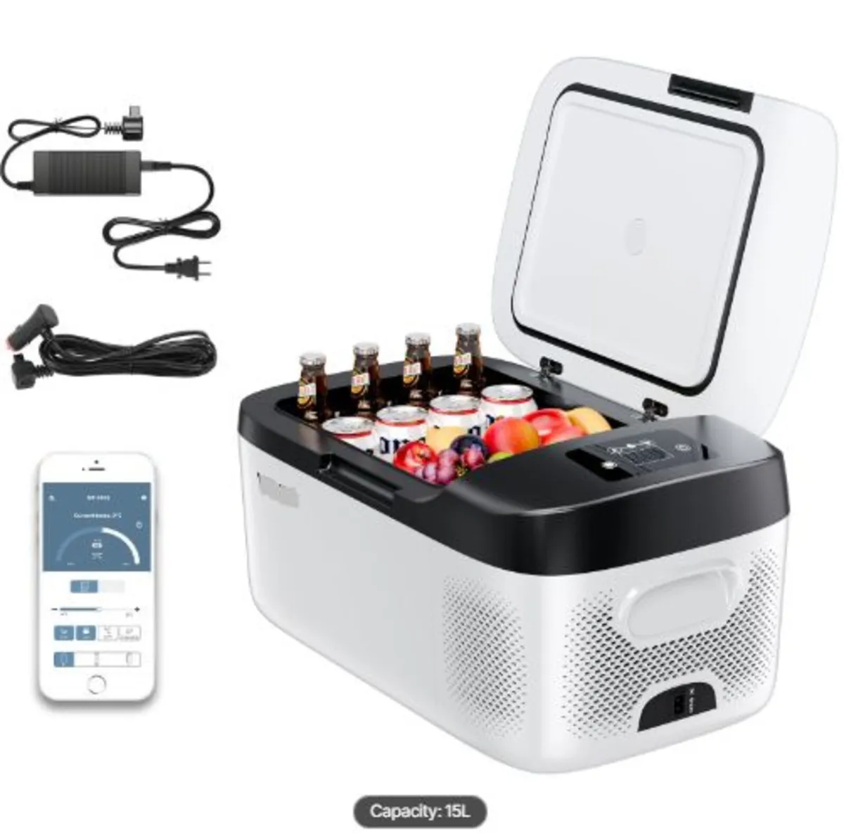 Car Refrigerator, DC 12/24V AC100-240V Compressor - Image 1