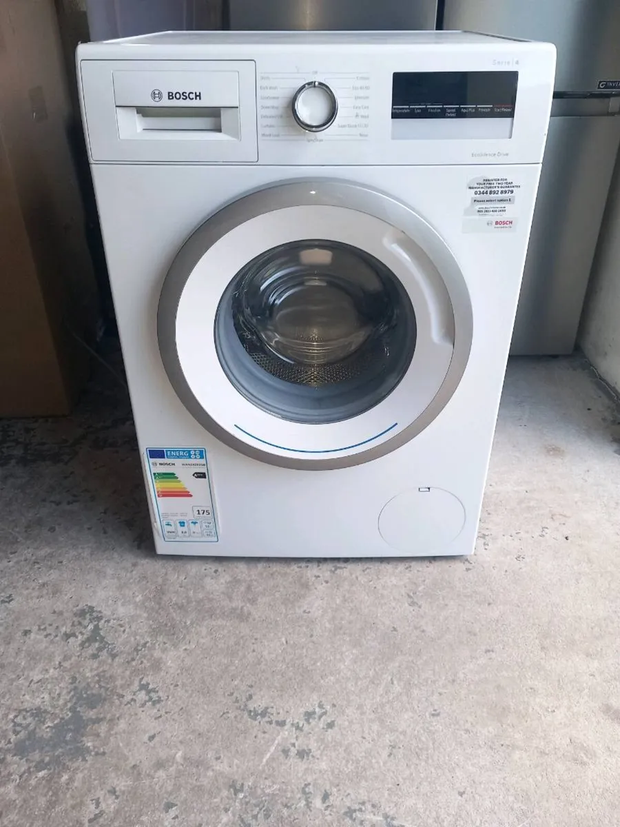 Bosch 9kg washing machine 1400 spin - Image 1