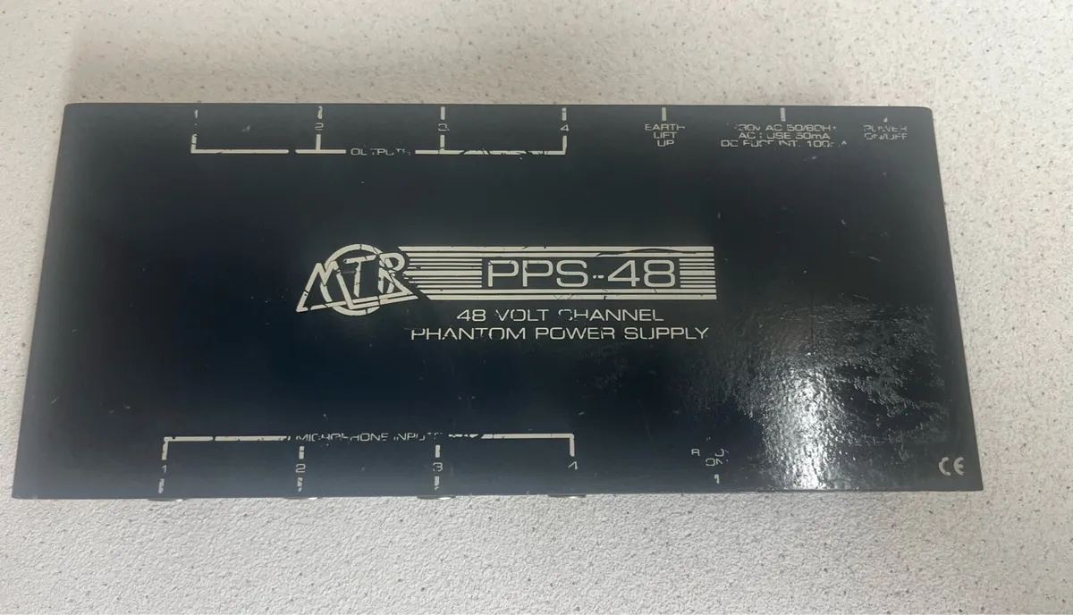 MTR PPS-48 | 4 Channel Phantom Power Supply. - Image 3