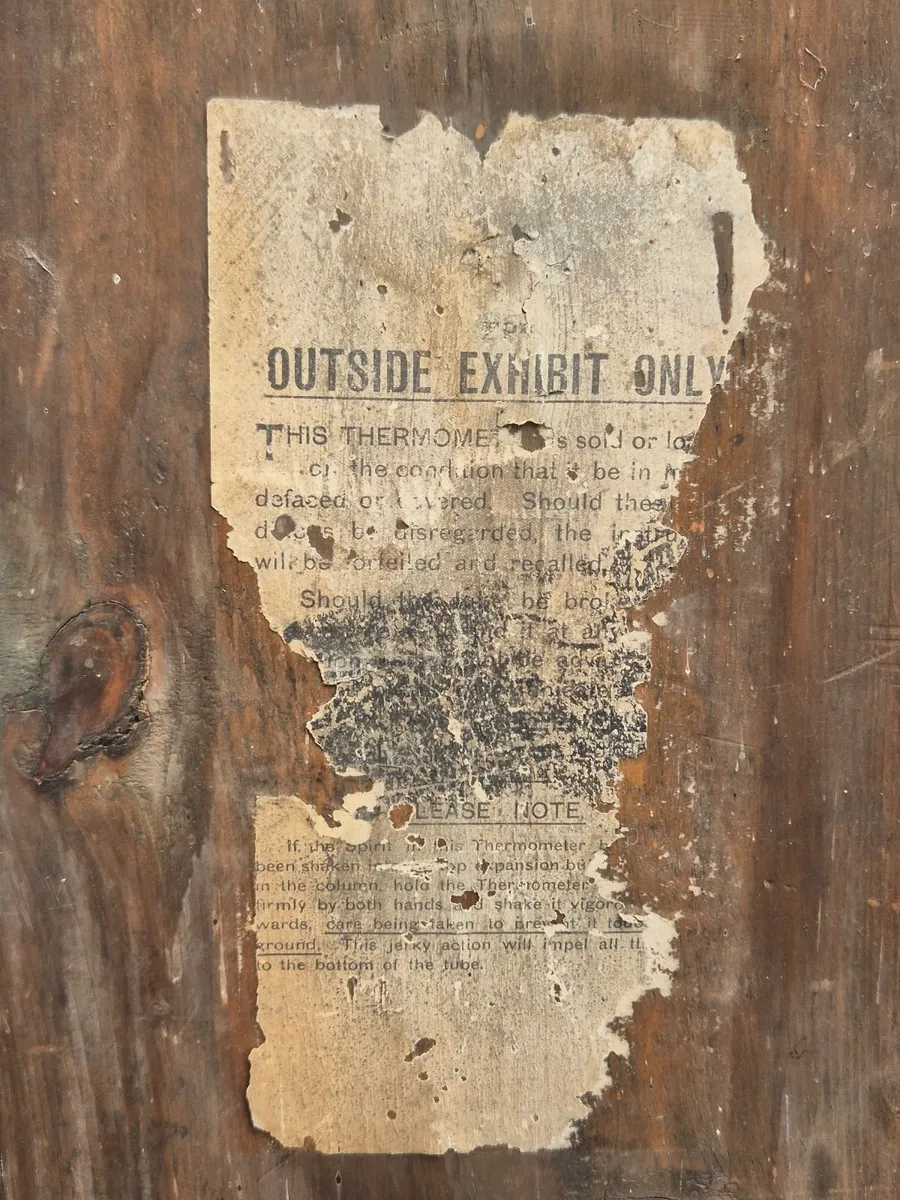 Antique advertising thermometer - Image 3