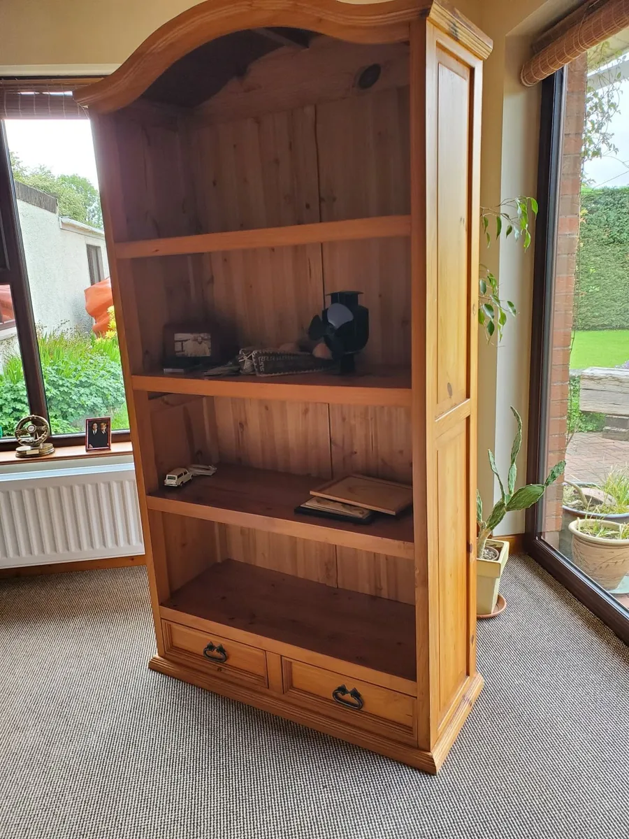 Hardwood Pine Bookcase - Image 2