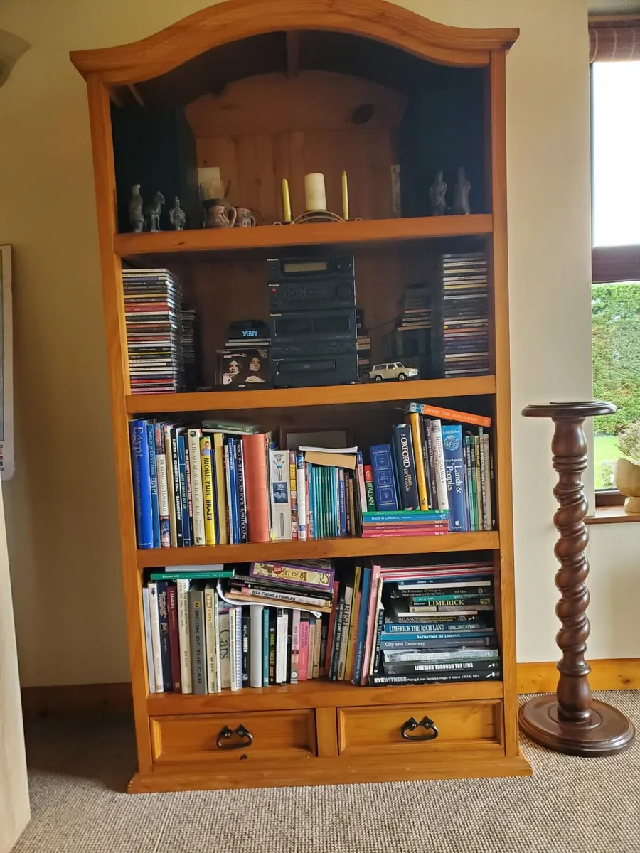 Hardwood Pine Bookcase - Image 1