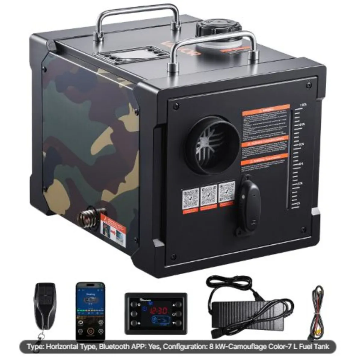 Diesel Heater,5-8KW,DC 12V/24V,All in One Portable - Image 1