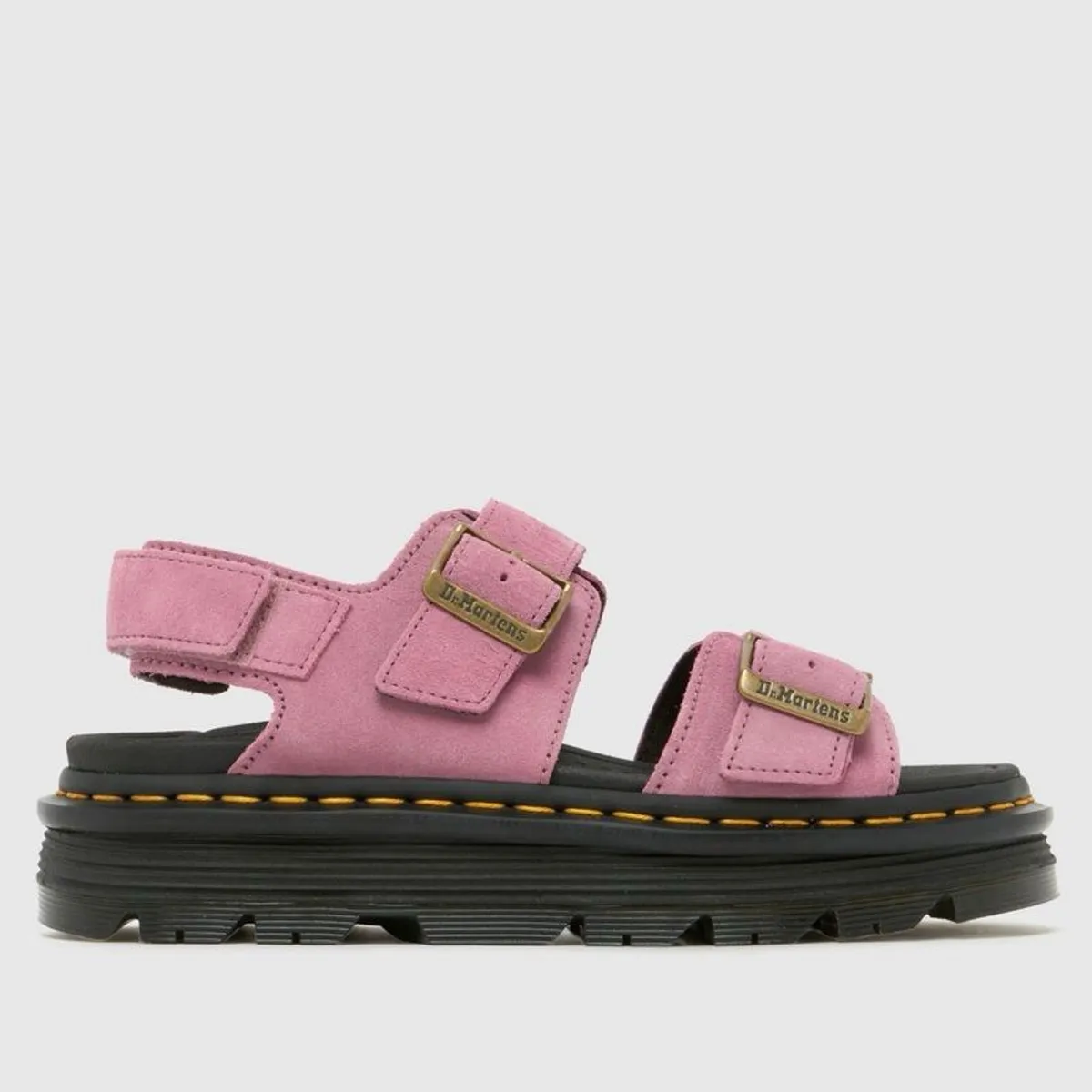 Dr Marten Pink Suede Sandal - Image 2