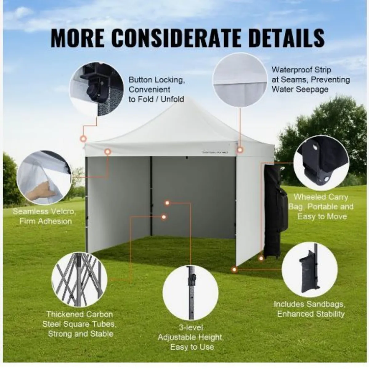 Pop Up Canopy Tent Outdoor Gazebo Tent - Image 2