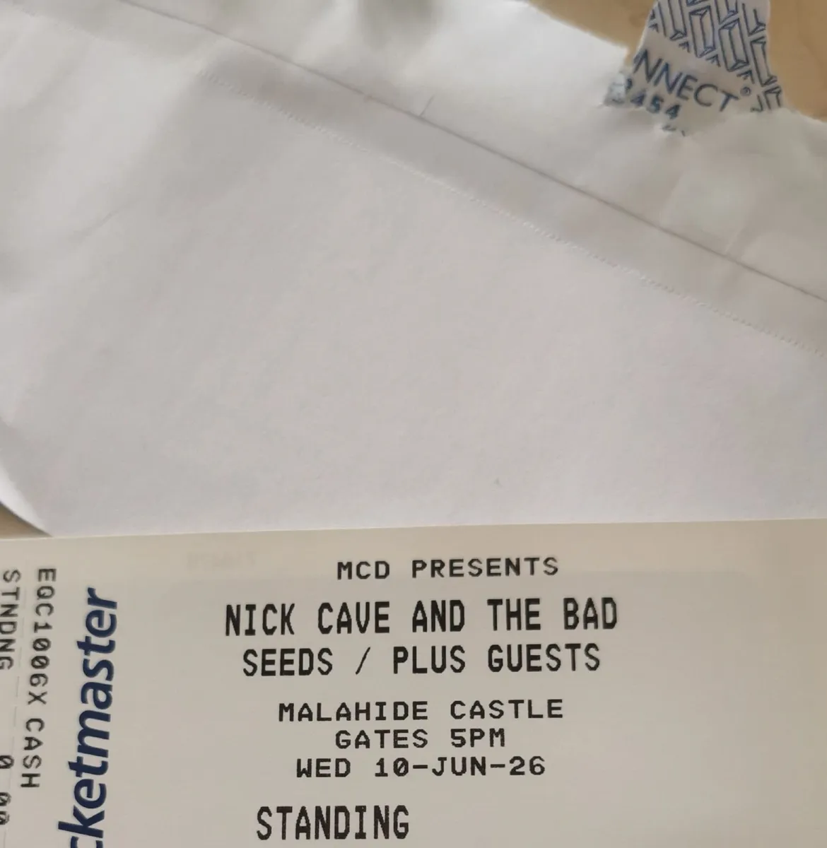 2 NICK CAVE TICKETS FOR SALE in Malahide Castle - Image 2