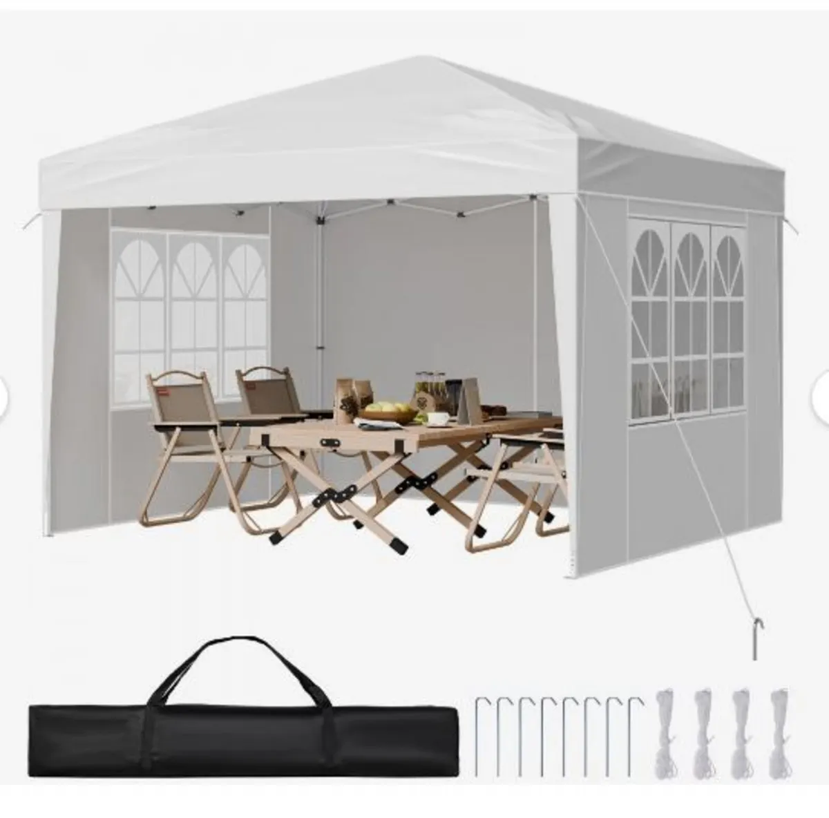 Pop Up Canopy, 2.95 x 2.95 m Instant Canopy - Image 4
