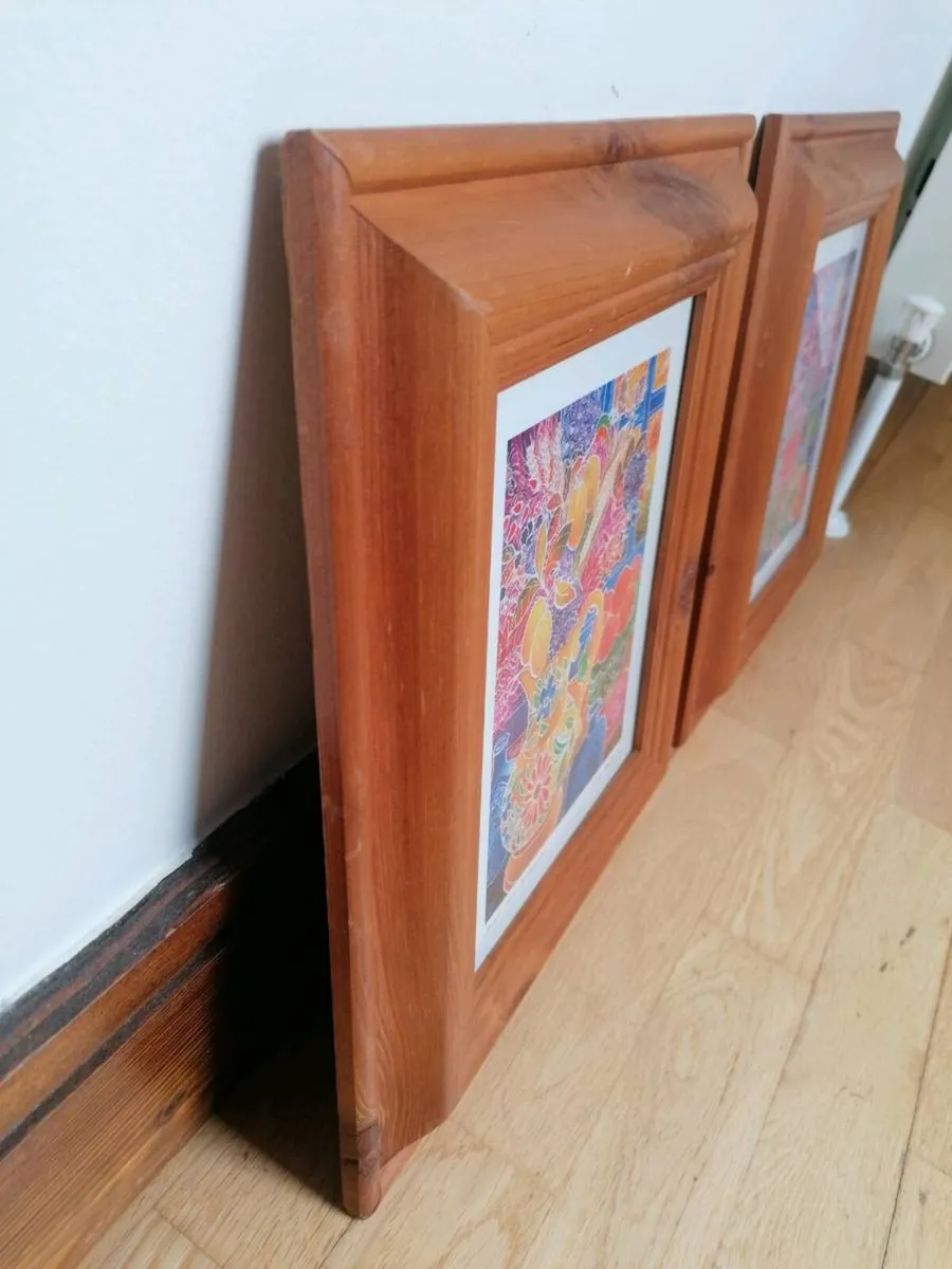 Printed Art in Wooden Frames - Image 2