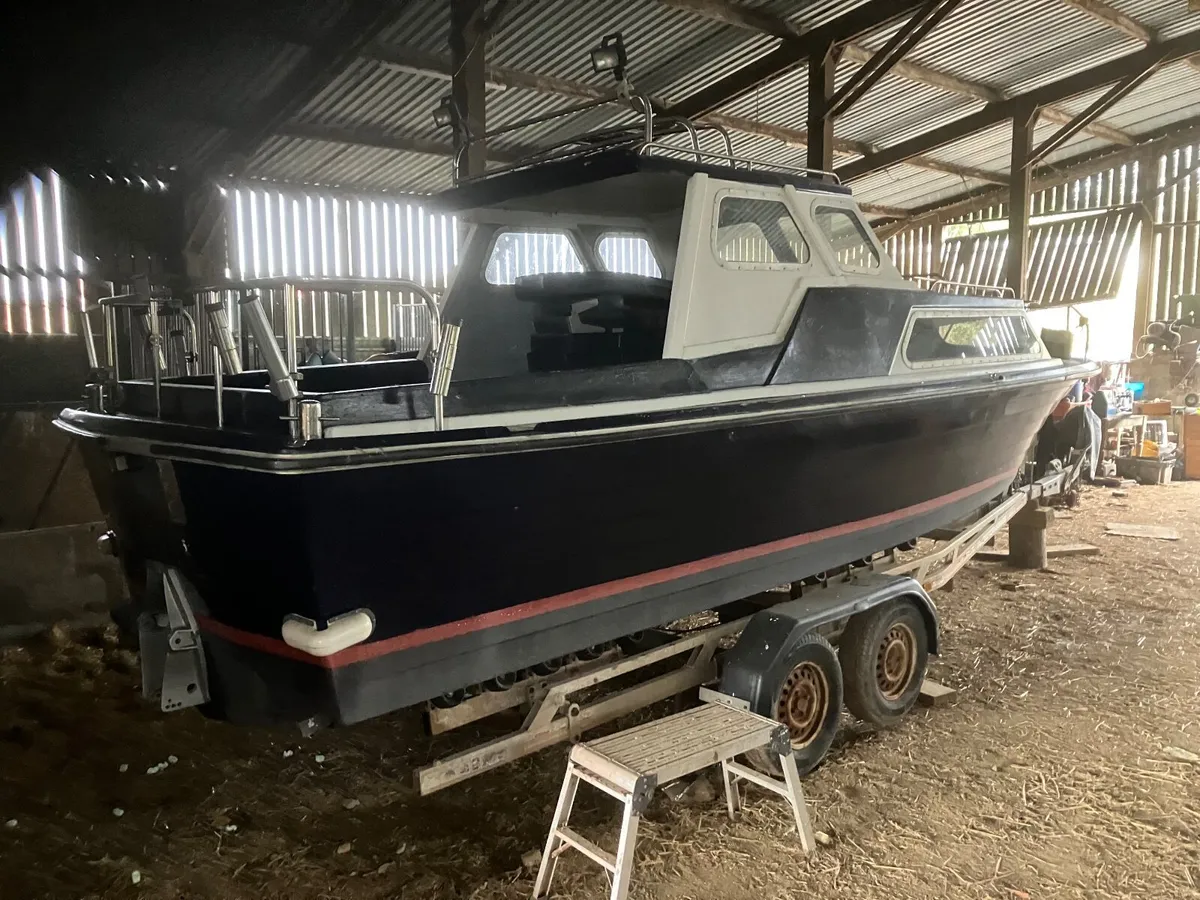 CABIN CRUISER-FISHING BOAT 24FT +TRAILER PROJECT - Image 2