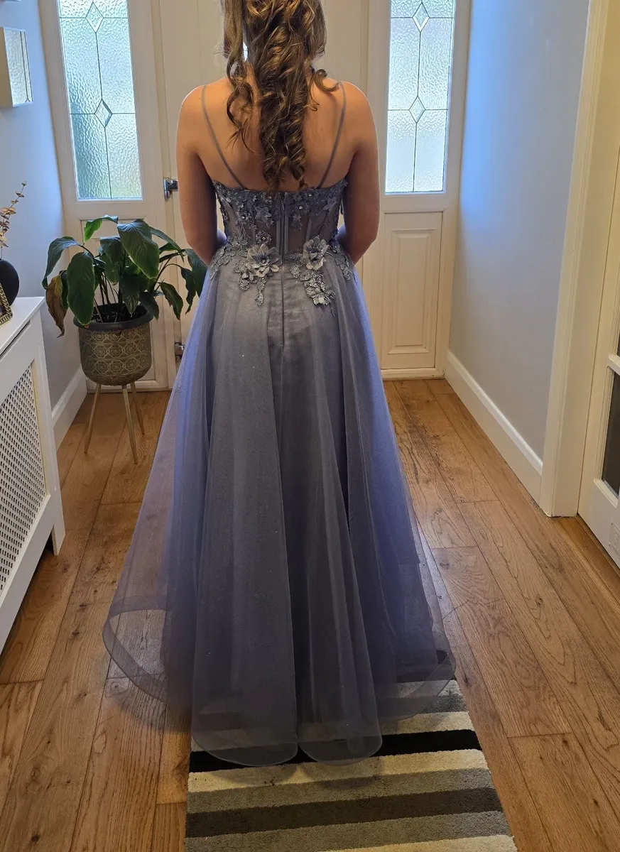 Jora Debs Dress in Periwinkle size 8-10 - Image 1