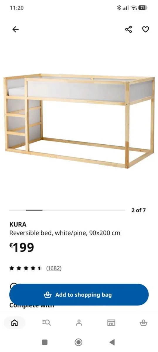 IKEA Kura reversible kids bed - Image 3
