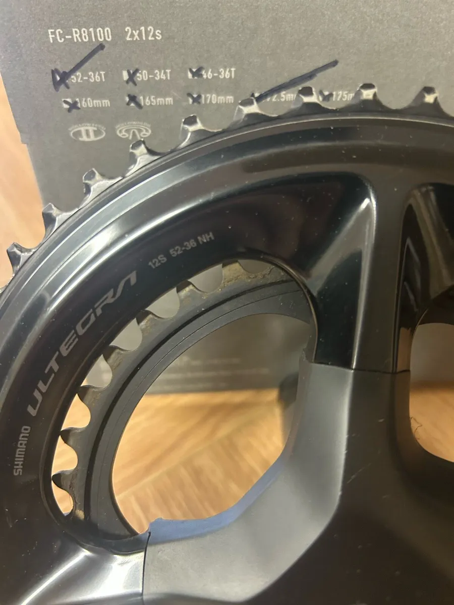 Shimano Ultegra chainset as new - Image 2