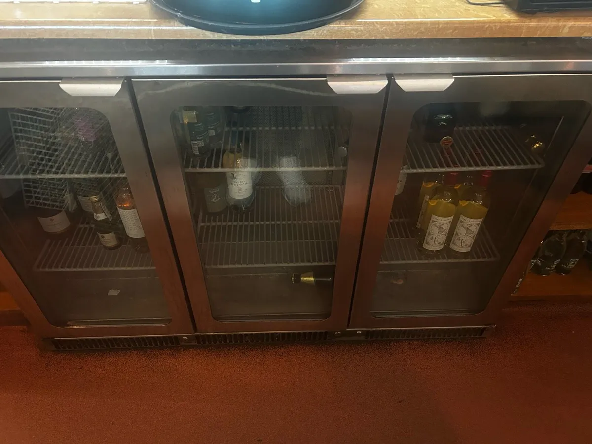 Two x 3 door bottle coolers for sale