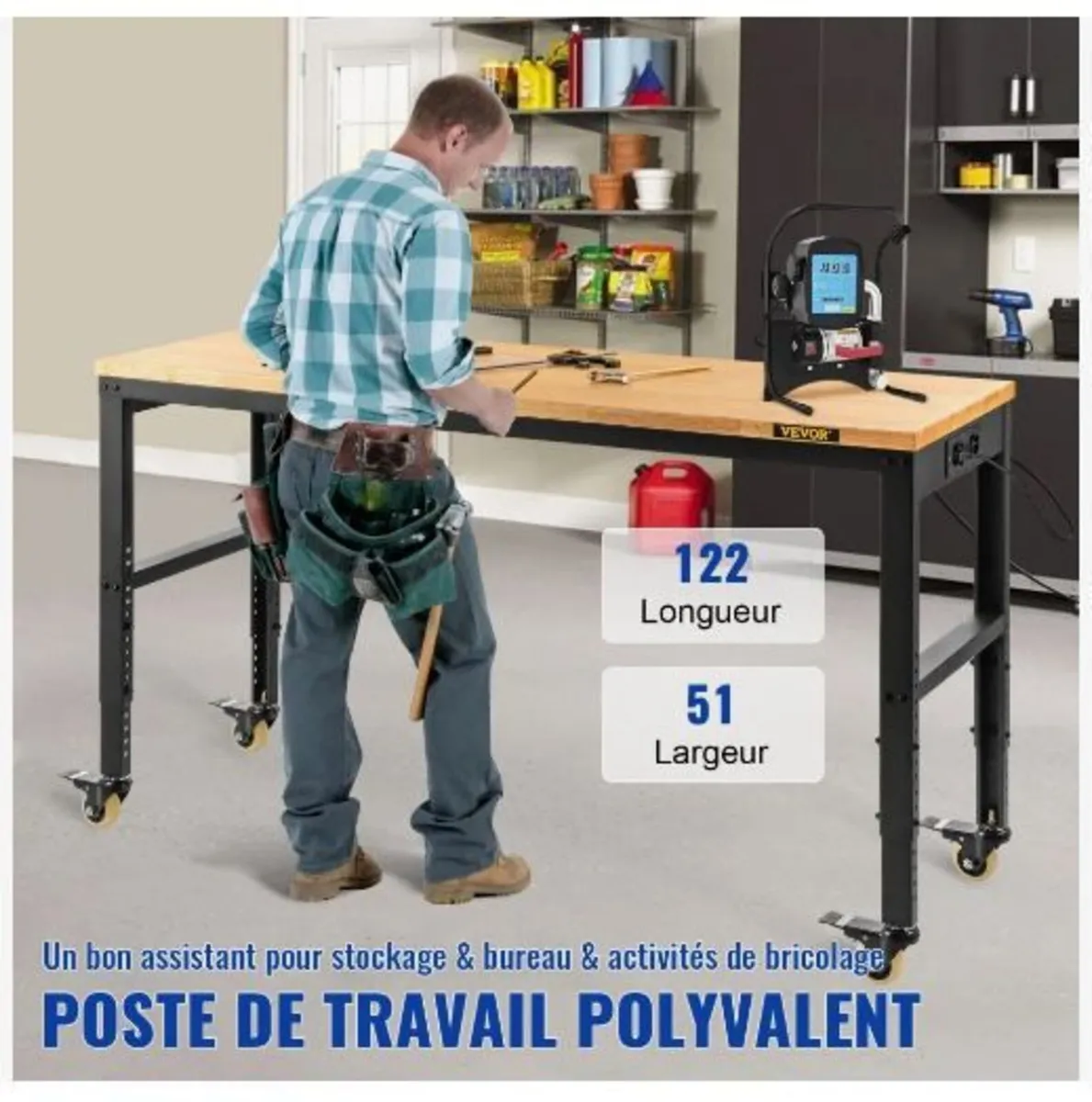 Workbench Adjustable Height - Image 2