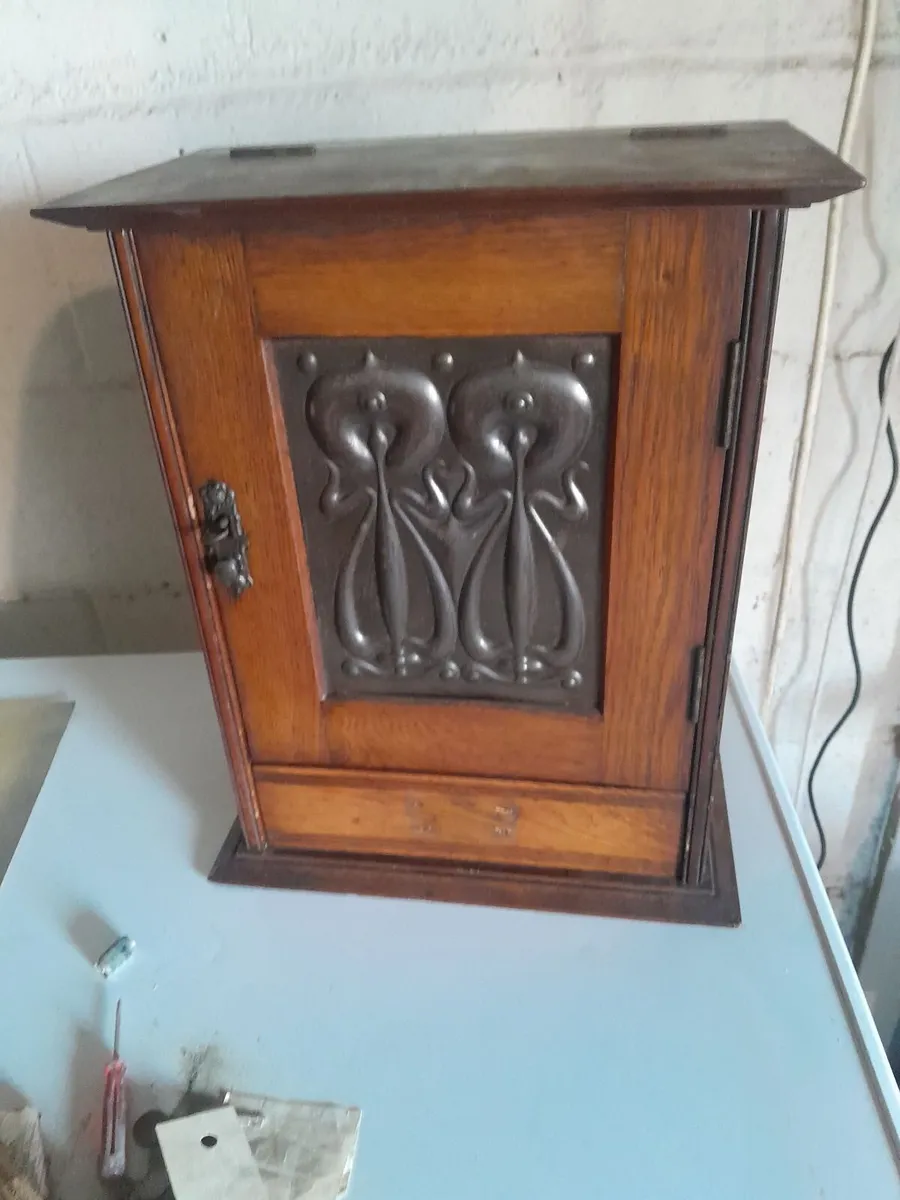 Antique  smokers cabinet - Image 1