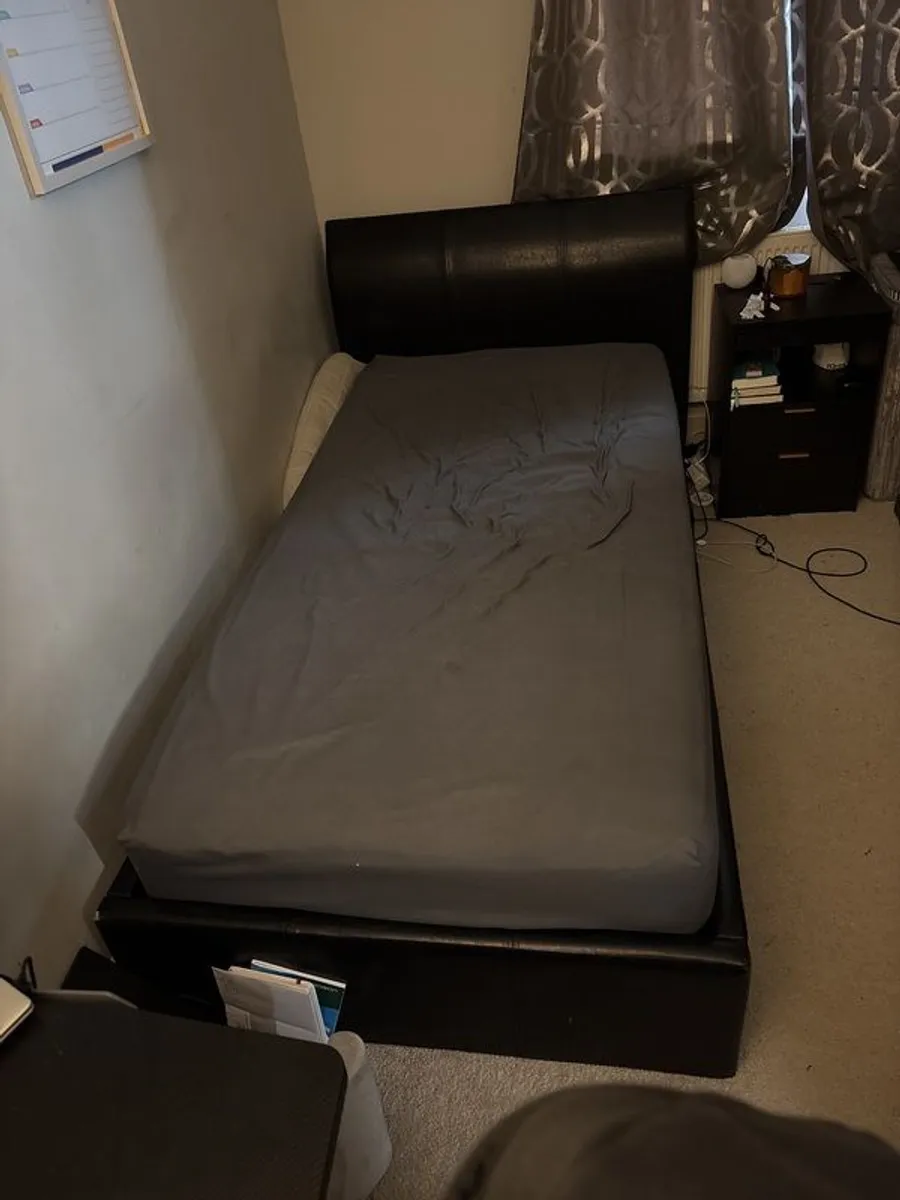 Free Single Bed Frame & Matress - Image 1