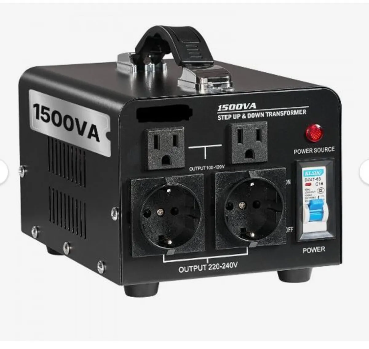 Voltage Converter Transformer, 1500VA - Image 1