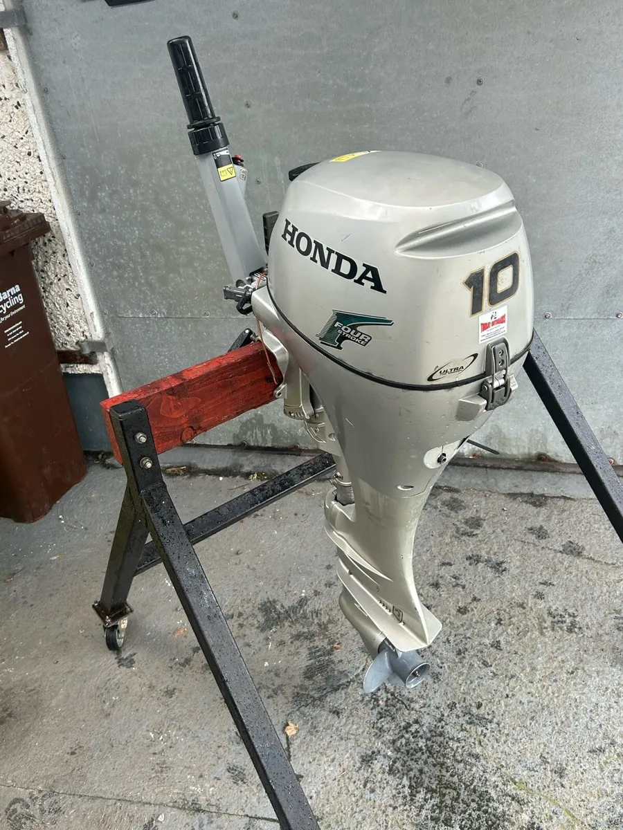 Honda 10hp 4 Stroke Outboard Engine Long Shaft - Image 2