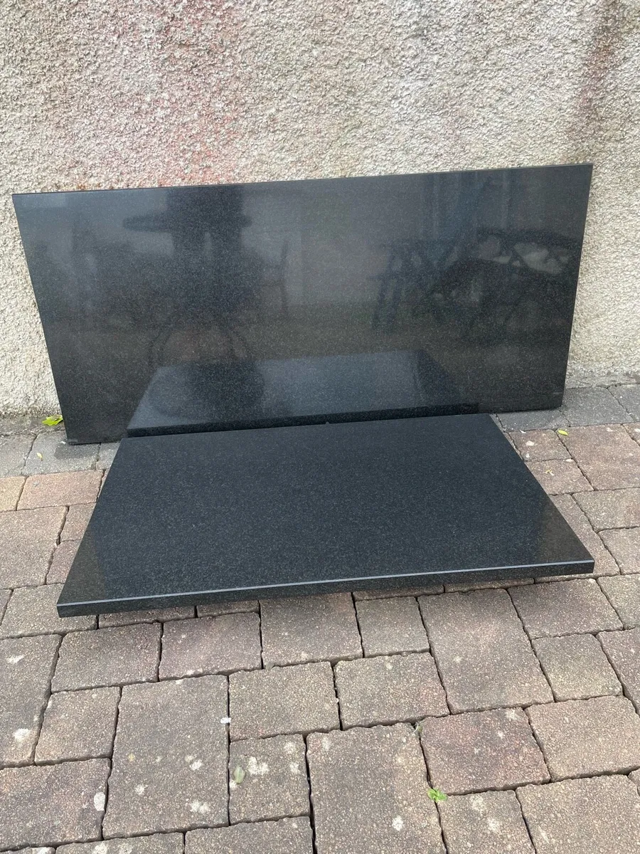 Two granite slabs - Image 1
