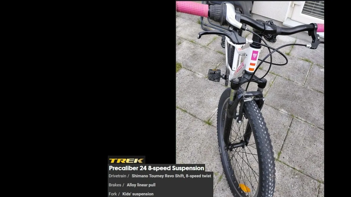 Trek Precaliber 24'' Mountain Hybrid Girls Bike - Image 3