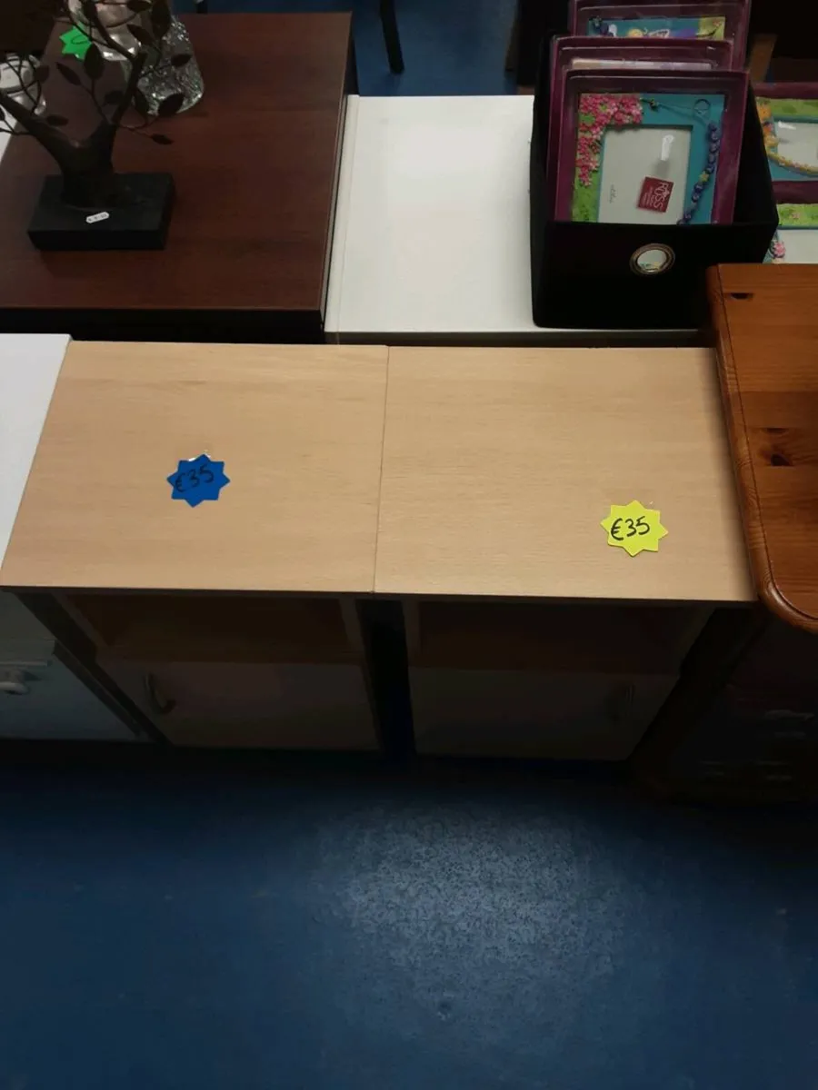 BEDSIDE LOCKERS X 2 - Image 2