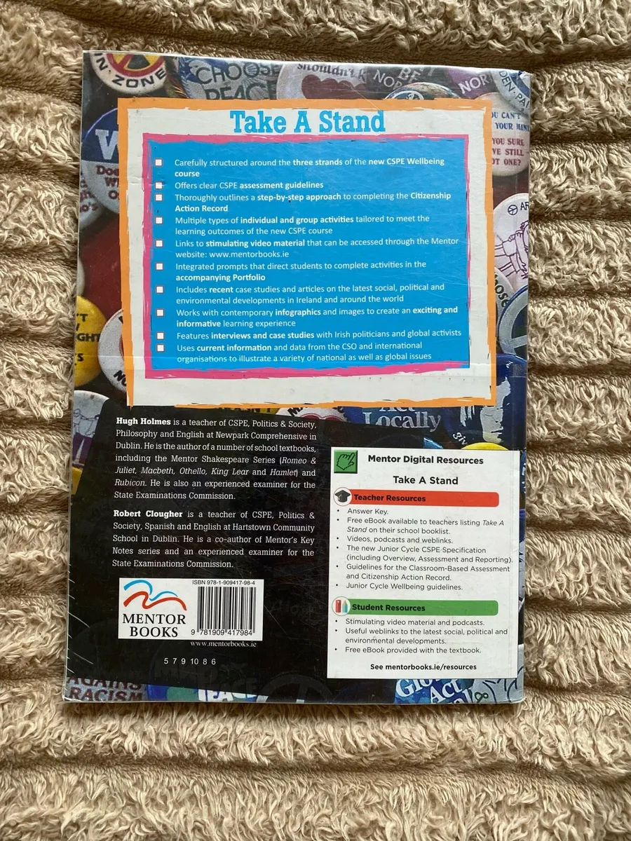 Book 📕 Junior Cycle CSPE   Take a Stand - Image 2