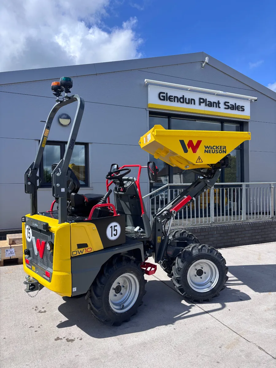 New Wacker Neuson DW10 high tip dumpers - Image 2