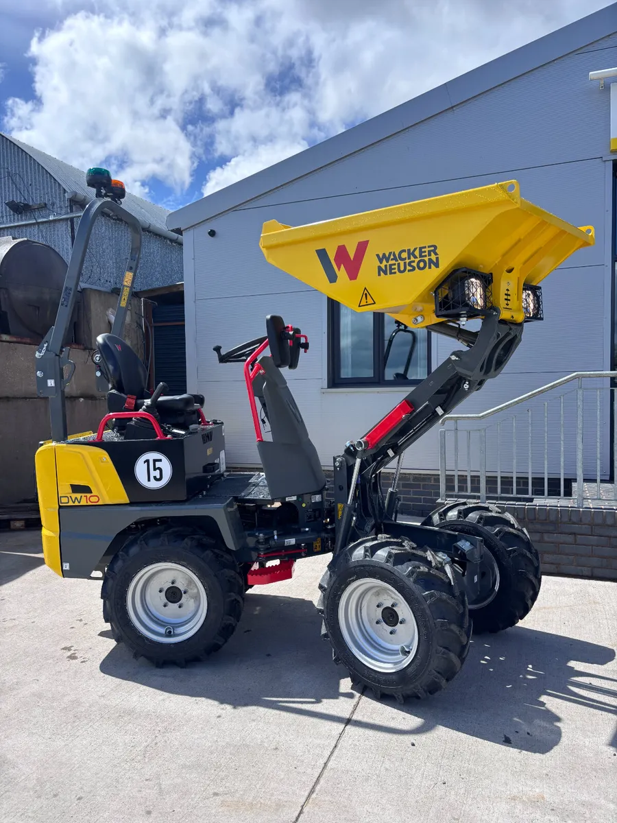 New Wacker Neuson DW10 high tip dumpers - Image 3
