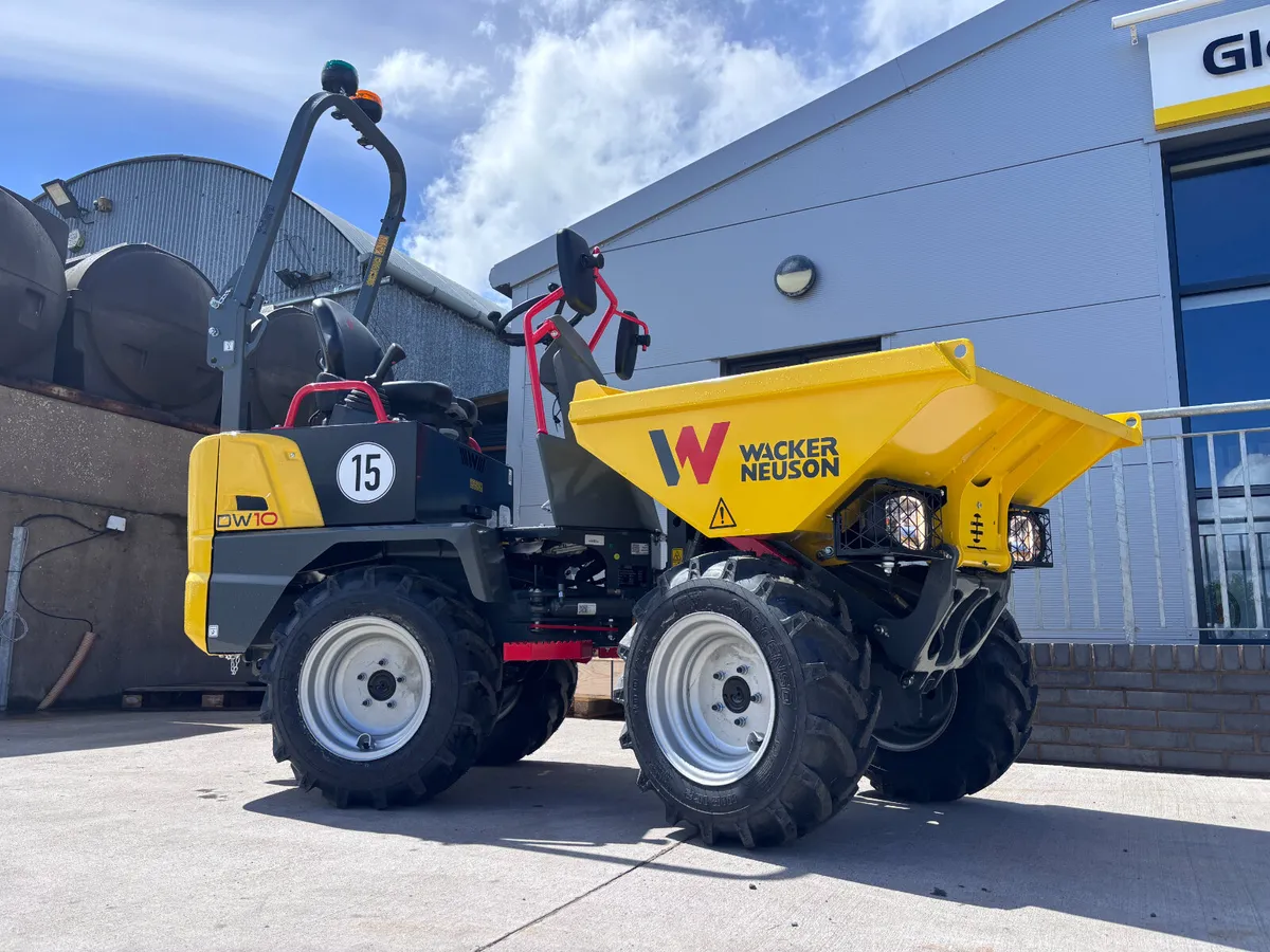 New Wacker Neuson DW10 high tip dumpers - Image 1