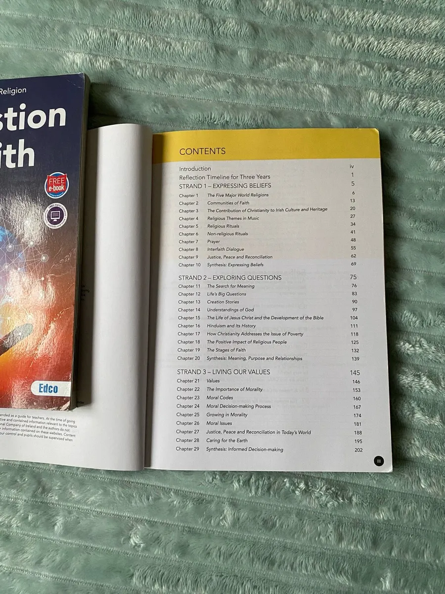New Junior Cycle Religion A Question of Faith 📕 - Image 3