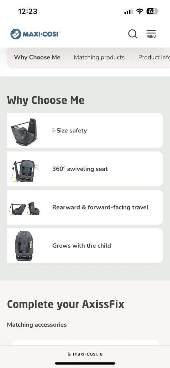 Maxi Cosy Swivel Car seat - Image 2