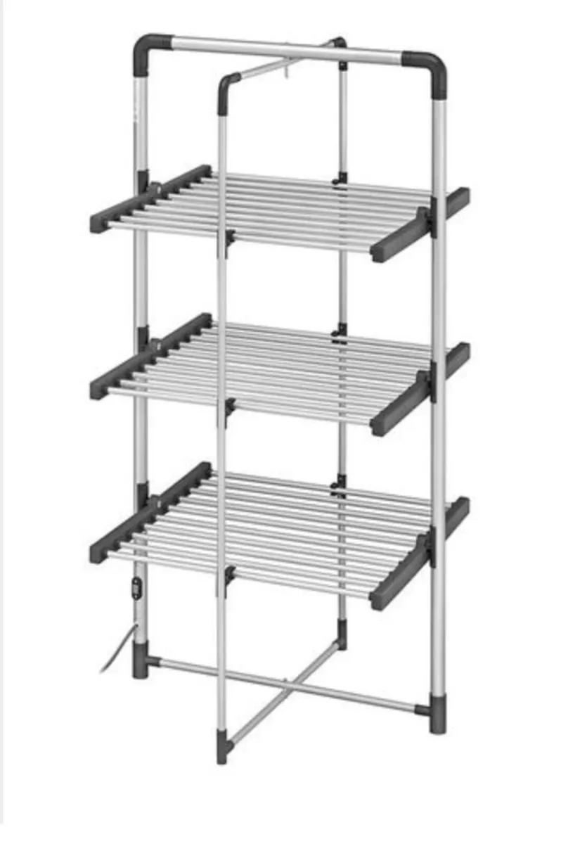 Clothes Airer-Heated (Black+Decker) with cover - Image 1