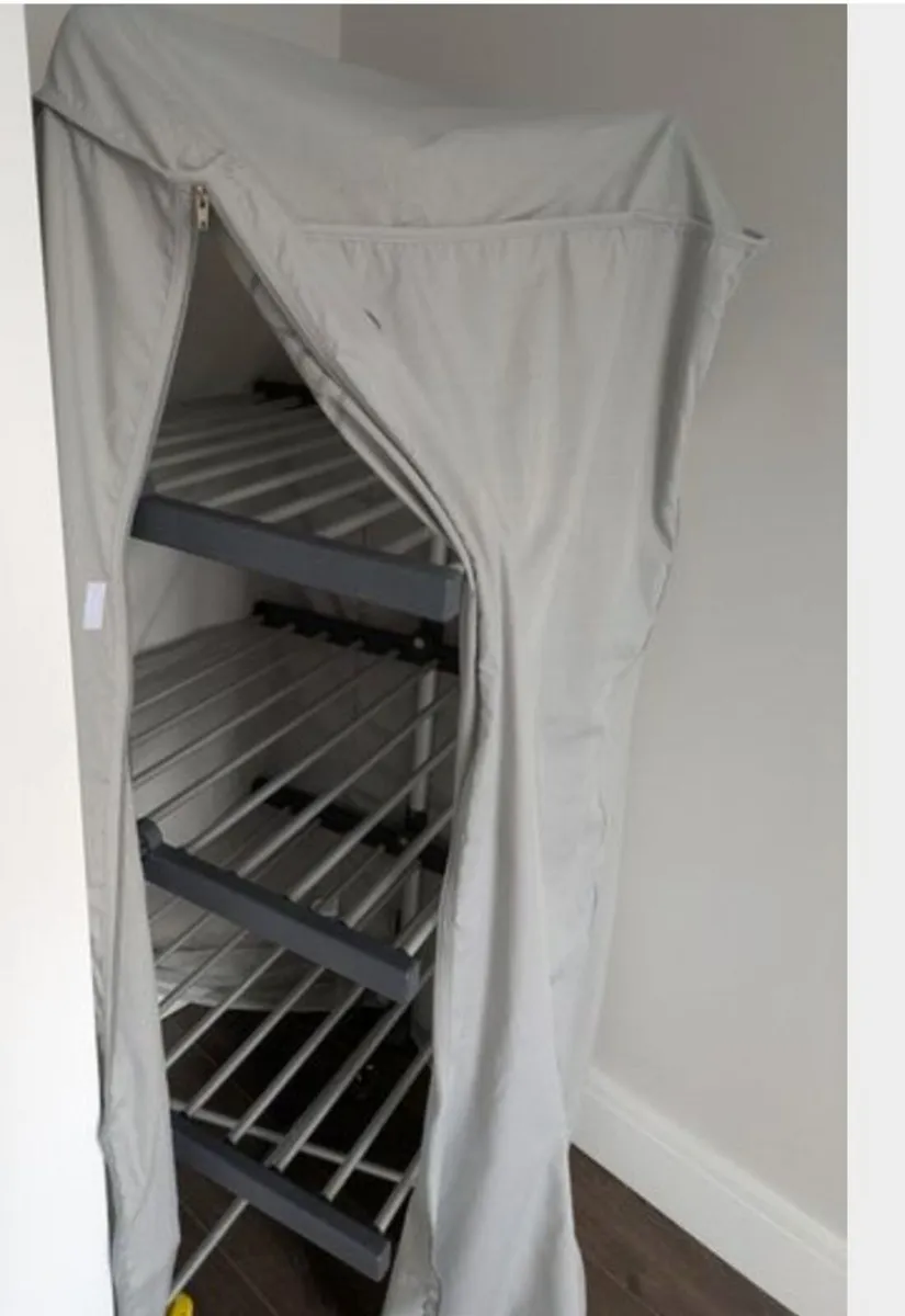Clothes Airer-Heated (Black+Decker) with cover - Image 2