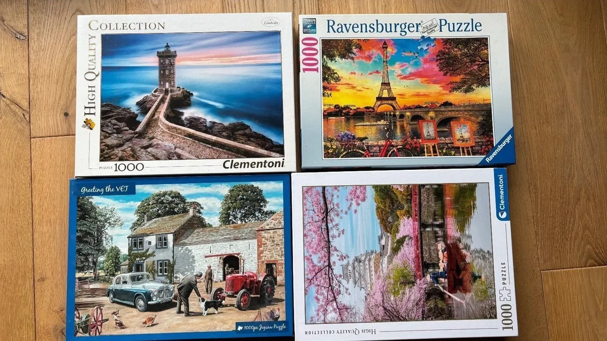Jigsaws  - 18 total ( 1000, 1500 and  2000 pcs ) - Image 1