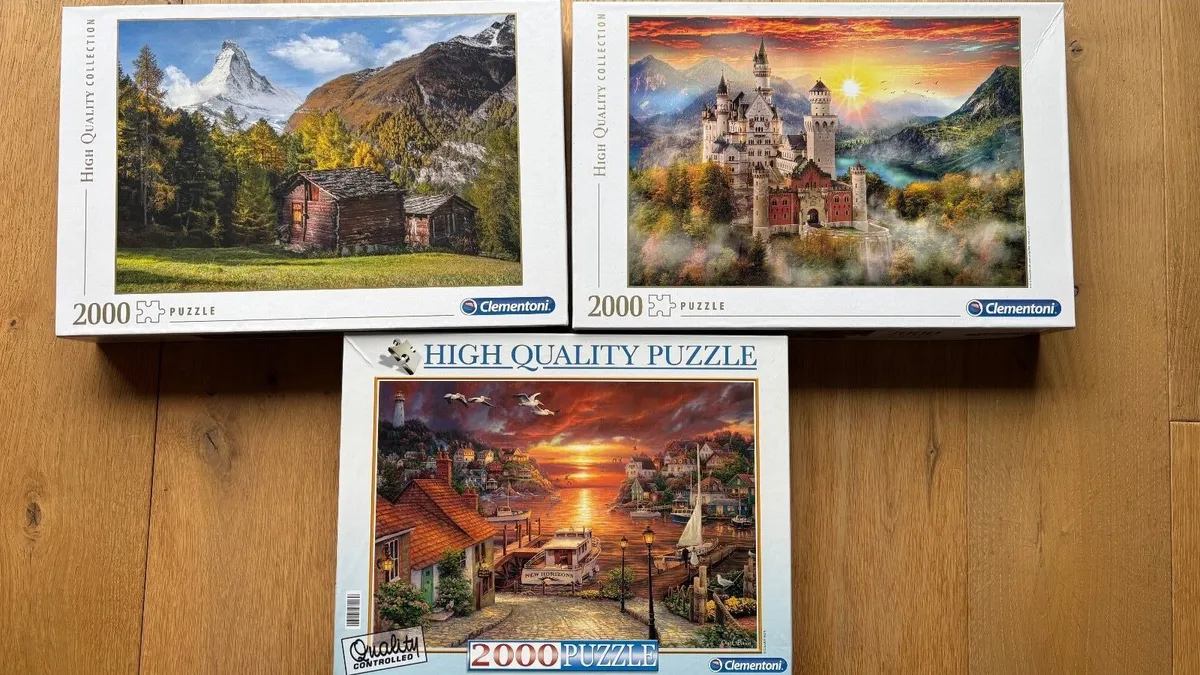 Jigsaws  - 18 total ( 1000, 1500 and  2000 pcs ) - Image 2