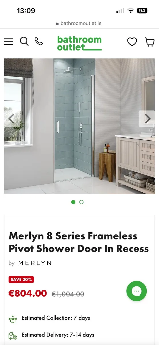 Shower door