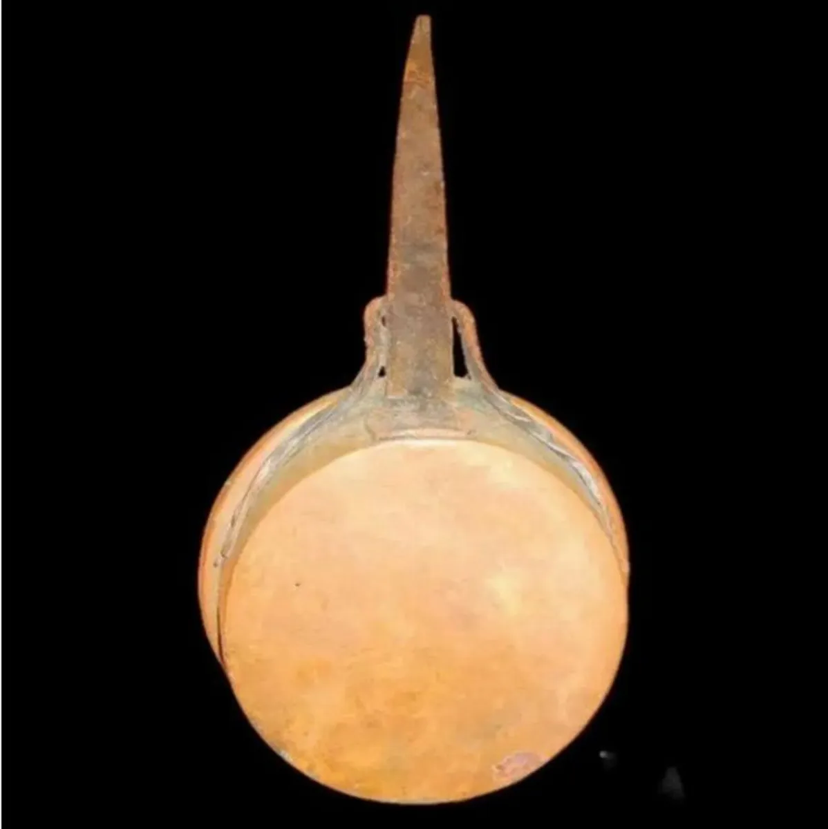 Vintage Brass/Copper Skillet - Image 4