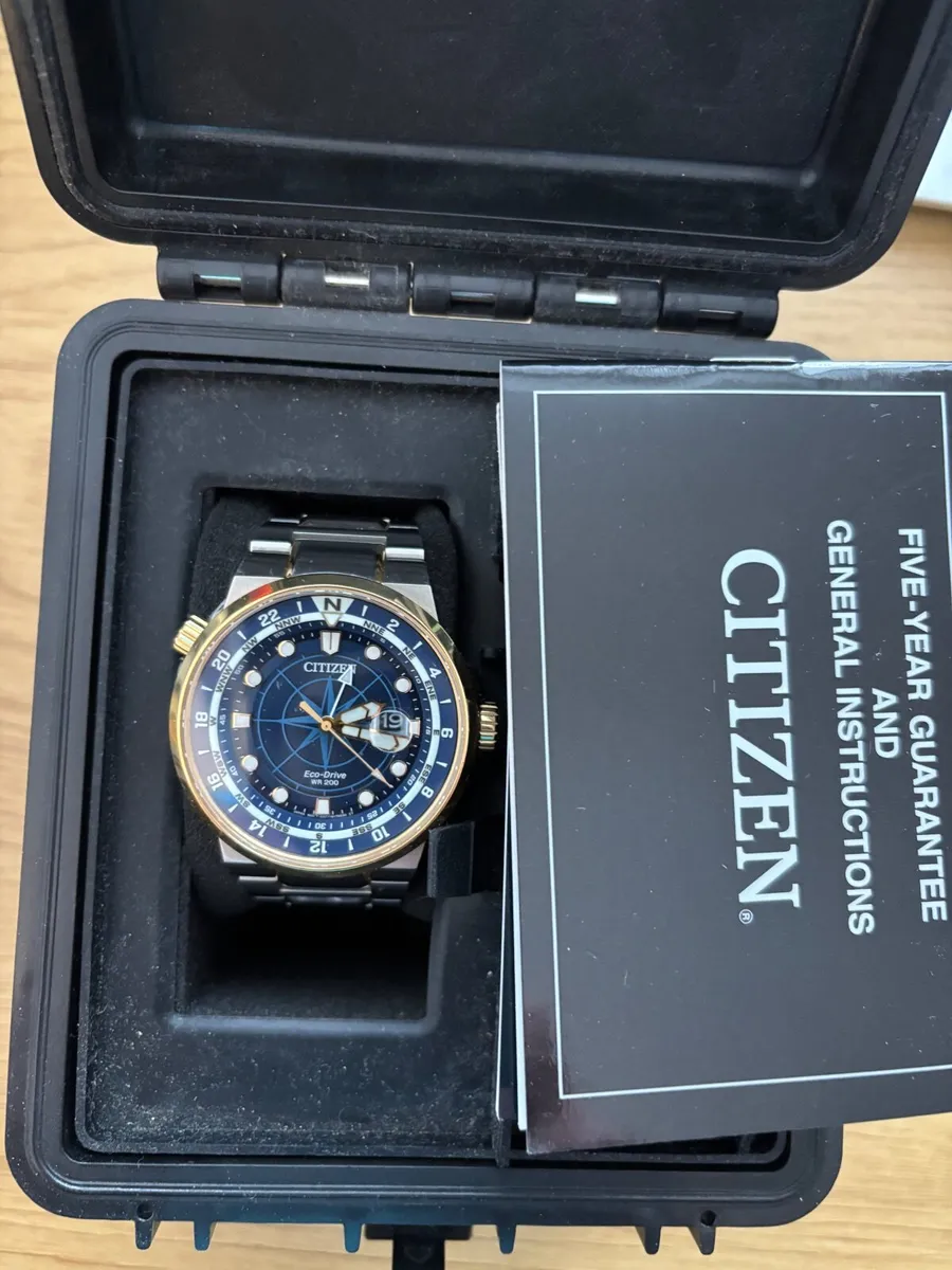Citizen eco drive world timer - Image 1